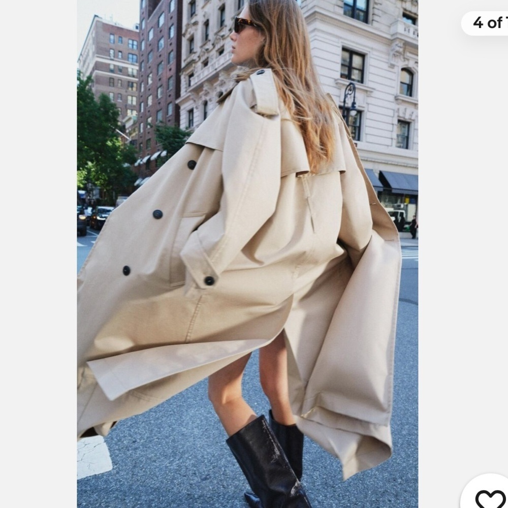 TREND ZARA NWT TRENDING BELT COAT 
🚨 FIRM PRICE NO DISCOUNT ON THIS COAT - Picture 8 of 16